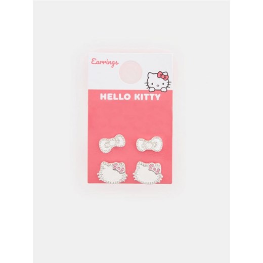 Sinsay - Kolczyki 2 pack Hello Kitty - srebrny ze sklepu Sinsay w kategorii Kolczyki - zdjęcie 169628709