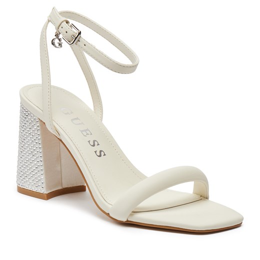 Sandały Guess FLJGEL LEA03 IVORY Guess 36 eobuwie.pl