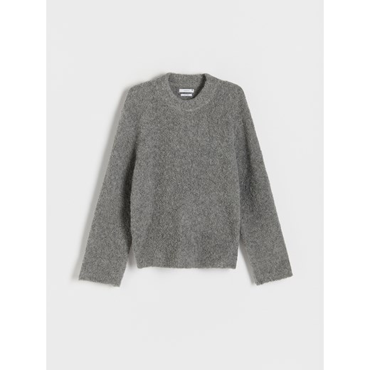 Reserved - Sweter z wełną - szary ze sklepu Reserved w kategorii Swetry damskie - zdjęcie 169630626