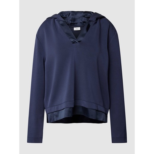 Bluza z kapturem i dekoltem w serek ze sklepu Peek&Cloppenburg  w kategorii Bluzy damskie - zdjęcie 169631088