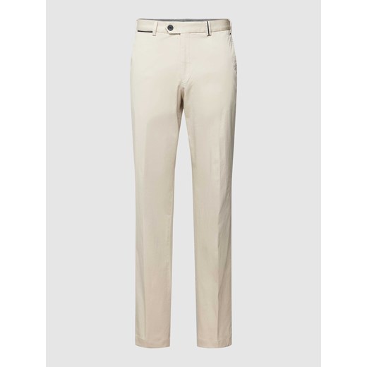 Spodnie o kroju slim fit w kant model ‘PEAKER’ ze sklepu Peek&Cloppenburg  w kategorii Spodnie męskie - zdjęcie 169631155