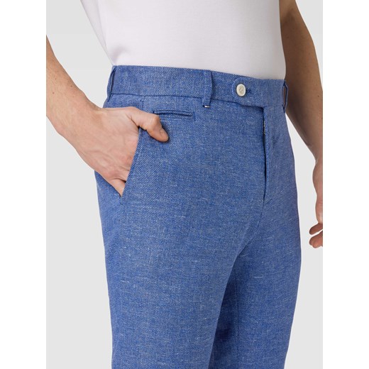 Spodnie o kroju regular fit z efektem melanżu model ‘Genius’ 25 Peek&Cloppenburg 