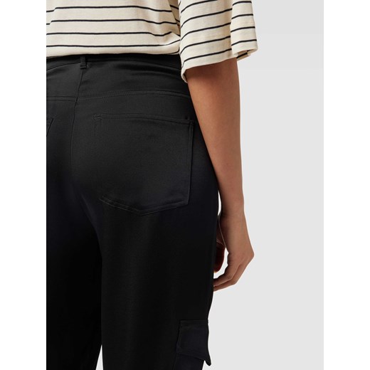 Spodnie cargo o kroju slim fit z ozdobnymi szwami model ‘KARO’ Cambio 40 Peek&Cloppenburg 