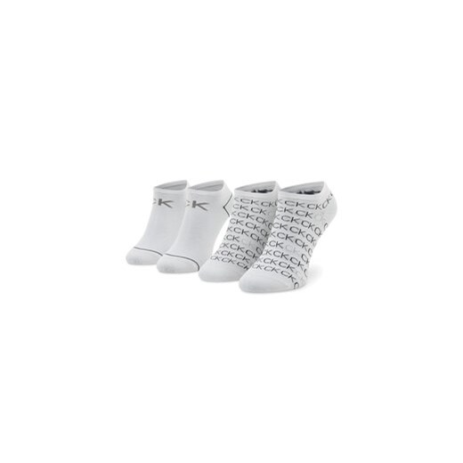 Calvin Klein Zestaw 2 par stopek damskich 701218779 Biały ze sklepu MODIVO w kategorii Skarpetki damskie - zdjęcie 169635879
