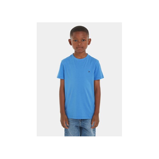 Tommy Hilfiger T-Shirt Essential KB0KB06879 M Niebieski Regular Fit ze sklepu MODIVO w kategorii T-shirty chłopięce - zdjęcie 169635949