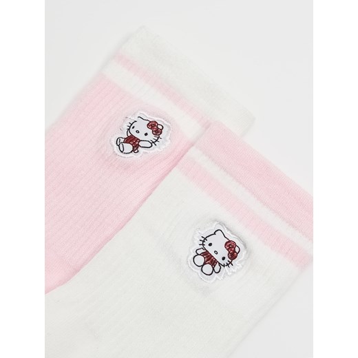 Cropp - 2 pack skarpet Hello Kitty - różowy Cropp 39-41 Cropp