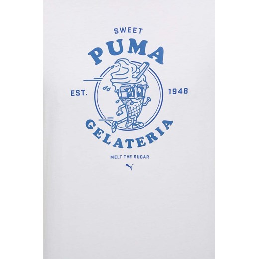 T-shirt męski biały Puma 