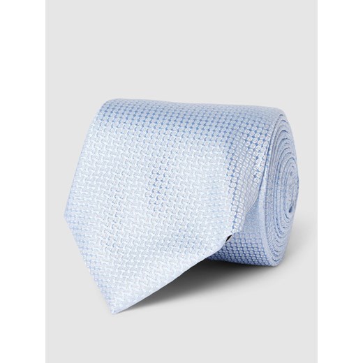 Krawat z mieszanki jedwabiu ze wzorem na całej powierzchni ze sklepu Peek&Cloppenburg  w kategorii Krawaty - zdjęcie 169638495