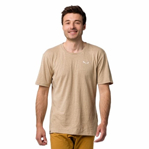 T-shirt męski SALEWA z krótkim rękawem bawełniany 