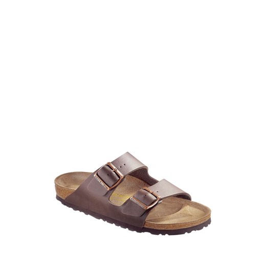 Birkenstock Klapki w kolorze brązowym ze sklepu Limango Polska w kategorii Klapki męskie - zdjęcie 169639296