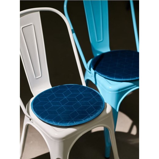 Sinsay - Poduszki na krzesło 2 pack - ciemny turkus Sinsay Jeden rozmiar Sinsay