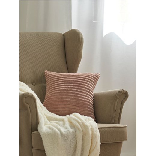 Sinsay - Poszewka na poduszkę - różowy ze sklepu Sinsay w kategorii Poszewki na poduszki - zdjęcie 169640805
