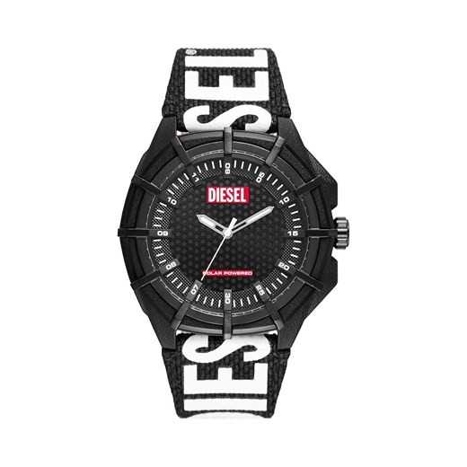 Diesel zegarek męski kolor czarny ze sklepu ANSWEAR.com w kategorii Zegarki - zdjęcie 169644175