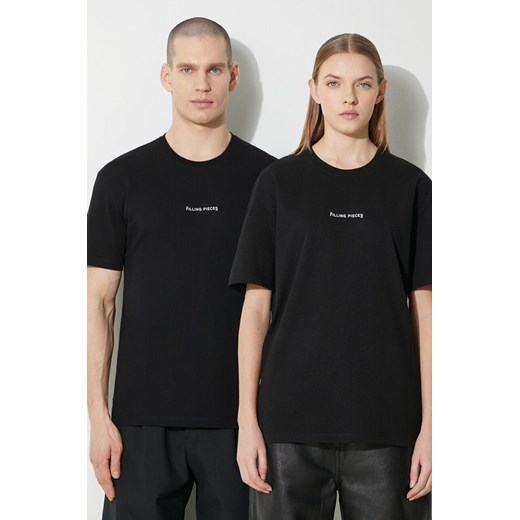 Filling Pieces t-shirt bawełniany Slim kolor czarny z nadrukiem 74434001861 ze sklepu ANSWEAR.com w kategorii T-shirty męskie - zdjęcie 169644416