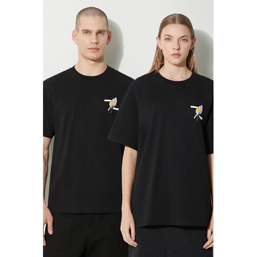 Filling Pieces t-shirt bawełniany kolor czarny z nadrukiem 74434021861 ze sklepu ANSWEAR.com w kategorii T-shirty męskie - zdjęcie 169644458