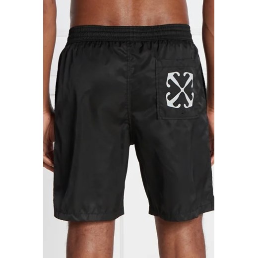 OFF-WHITE Szorty kąpielowe | Regular Fit S Gomez Fashion Store