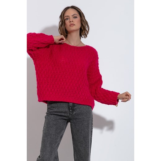 fobya Sweter w kolorze różowym ze sklepu Limango Polska w kategorii Swetry damskie - zdjęcie 169646458