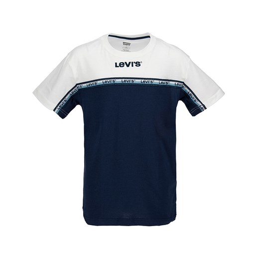 Levi&apos;s Kids Koszulka w kolorze granatowo-białym ze sklepu Limango Polska w kategorii T-shirty chłopięce - zdjęcie 169646685