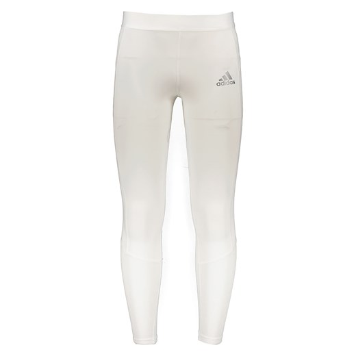 adidas Legginsy &quot;Techfit&quot; w kolorze białym ze sklepu Limango Polska w kategorii Spodnie męskie - zdjęcie 169646917