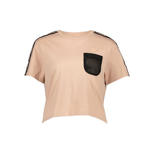 Różowa bluzka damska Adidas z krótkim rękawem 