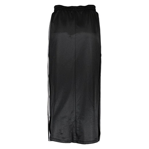 Spódnica czarna Adidas midi z bawełny