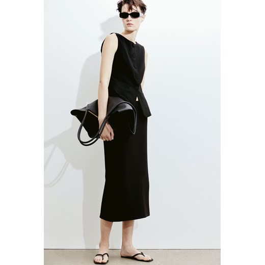 H & M - Dżersejowa spódnica ołówkowa - Czarny ze sklepu H&M w kategorii Spódnice - zdjęcie 169647957