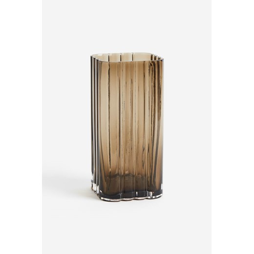 H & M - Duży wazon szklany - Beżowy ze sklepu H&M w kategorii Wazony - zdjęcie 169648029