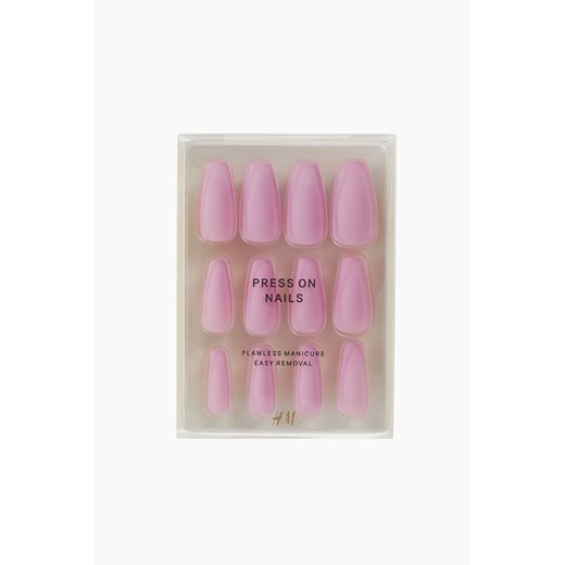 H & M - Tipsy - Różowy ze sklepu H&M w kategorii Sztuczne paznokcie - zdjęcie 169648305