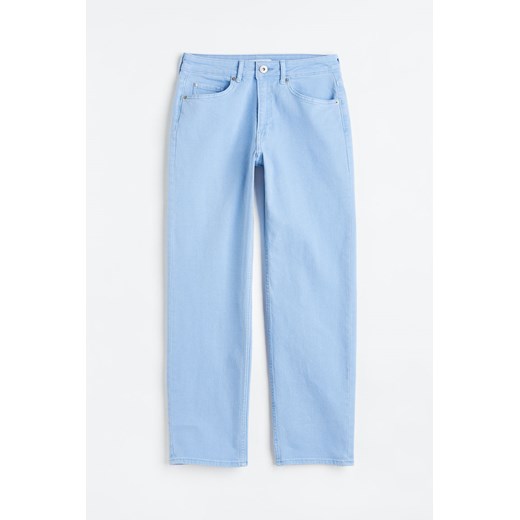 H & M - Slim Regular Ankle Jeans - Niebieski ze sklepu H&M w kategorii Jeansy damskie - zdjęcie 169648456