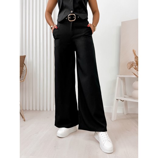 spodnie zaraki czarne uni ze sklepu UBRA w kategorii Spodnie damskie - zdjęcie 169651118