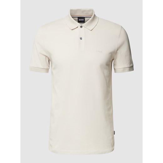 Koszulka polo o kroju slim fit z wyhaftowanym logo model ‘Pallas’ ze sklepu Peek&Cloppenburg  w kategorii T-shirty męskie - zdjęcie 169651506