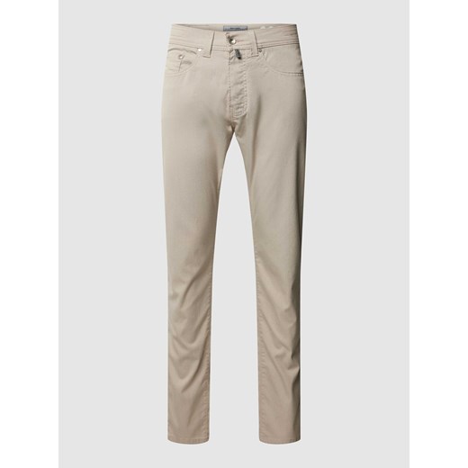 Spodnie materiałowe o kroju tapered fit z 5 kieszeniami model ‘Lyon’ ze sklepu Peek&Cloppenburg  w kategorii Spodnie męskie - zdjęcie 169651515