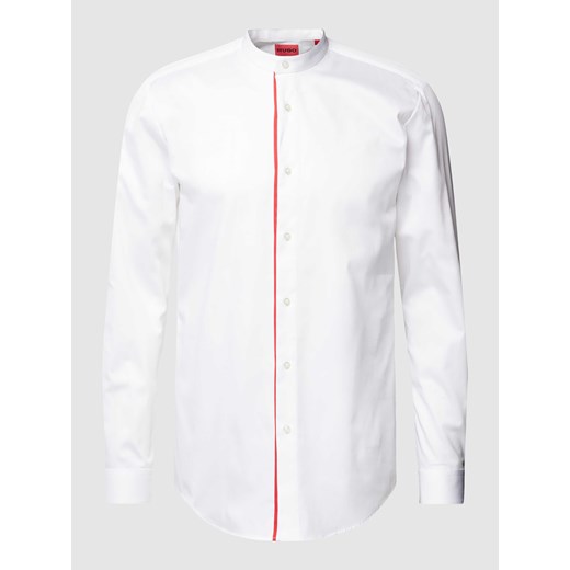 Koszula biznesowa o kroju slim fit ze stójką model ‘Kaleb’ ze sklepu Peek&Cloppenburg  w kategorii Koszule męskie - zdjęcie 169651565