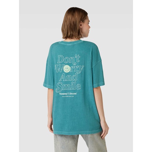 T-shirt o kroju oversized z nadrukowanym napisem Tommy Jeans L Peek&Cloppenburg 