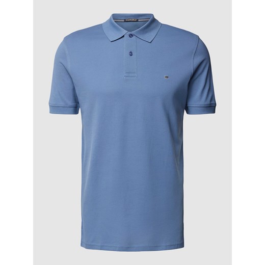 Koszulka polo o kroju slim fit w jednolitym kolorze ze sklepu Peek&Cloppenburg  w kategorii T-shirty męskie - zdjęcie 169651677