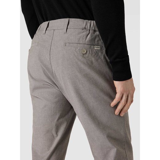 Spodnie materiałowe z guzikiem i zamkiem błyskawicznym model ‘THILO’ Eurex By Brax 29U Peek&Cloppenburg 