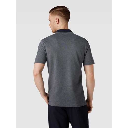 Koszulka polo o kroju slim fit z nadrukiem z logo model 'PeoxfordNew' L Peek&Cloppenburg 