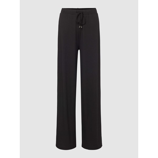 Spodnie dresowe z fakturowanym wzorem model ‘SAMANTHA’ ze sklepu Peek&Cloppenburg  w kategorii Spodnie damskie - zdjęcie 169651826