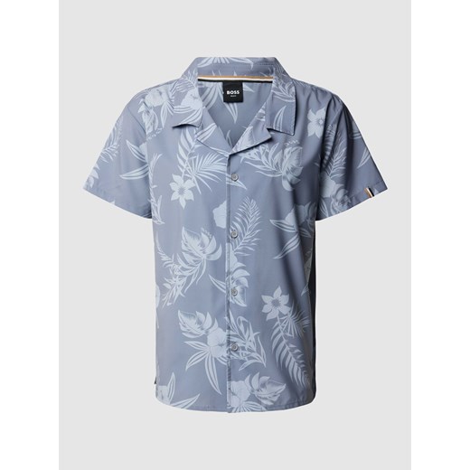 Koszula casualowa o kroju regular fit z kwiatowym nadrukiem model ‘Beach’ ze sklepu Peek&Cloppenburg  w kategorii Koszule męskie - zdjęcie 169652085