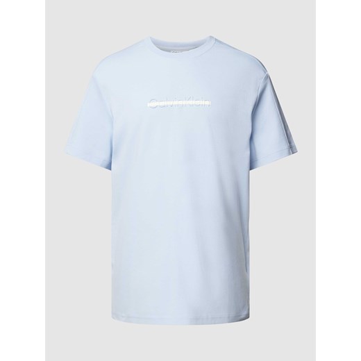 T-shirt z wyhaftowanym logo ze sklepu Peek&Cloppenburg  w kategorii T-shirty męskie - zdjęcie 169652397