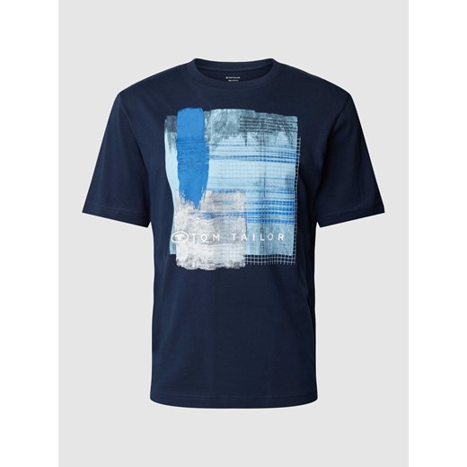 T-shirt z nadrukiem z motywem i logo ze sklepu Peek&Cloppenburg  w kategorii T-shirty męskie - zdjęcie 169652409