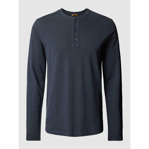 Bluzka z długim rękawem i dekoltem serafino ze sklepu Peek&Cloppenburg  w kategorii T-shirty męskie - zdjęcie 169652489