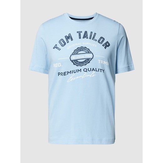 T-shirt z nadrukiem z logo Tom Tailor XL Peek&Cloppenburg 