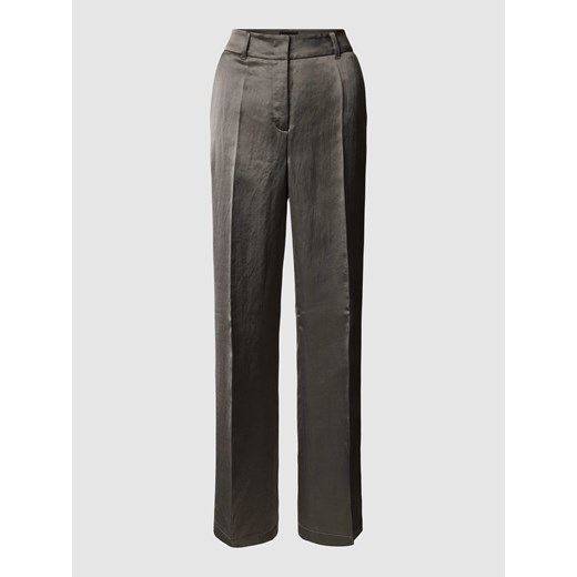 Spodnie materiałowe z prostą nogawką w kant model ‘AMELIE’ ze sklepu Peek&Cloppenburg  w kategorii Spodnie damskie - zdjęcie 169652708