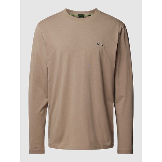Bluzka z długim rękawem i nadrukiem z logo ze sklepu Peek&Cloppenburg  w kategorii T-shirty męskie - zdjęcie 169652976