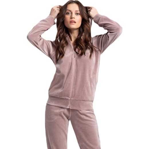 Damski dres welurowy mocca 309, Kolor mocca, Rozmiar L, Luna ze sklepu Primodo w kategorii Dresy damskie - zdjęcie 169655668
