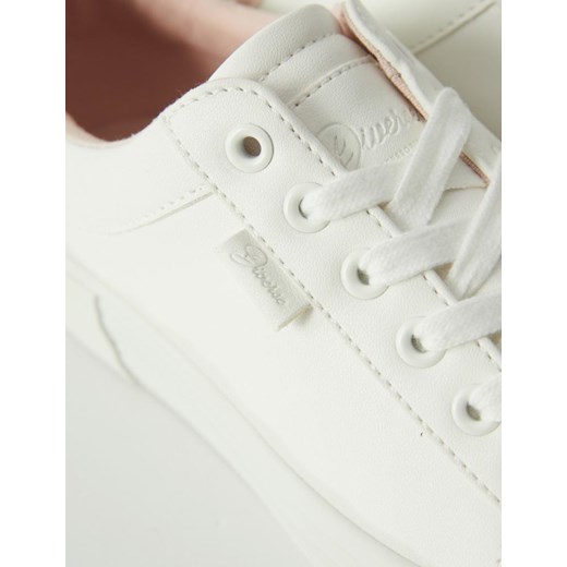 Białe buty sportowe damskie Diverse sneakersy na płaskiej podeszwie wiązane 