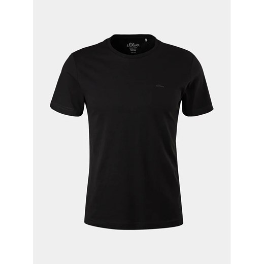 s.Oliver T-Shirt 2057430 Czarny Regular Fit L MODIVO