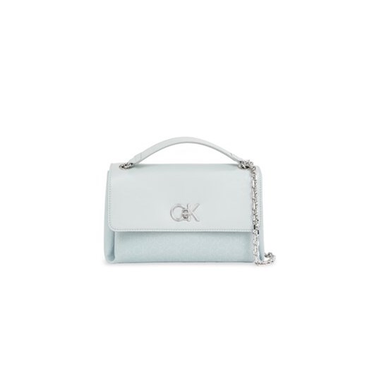Listonoszka Calvin Klein szara matowa średniej wielkości elegancka 