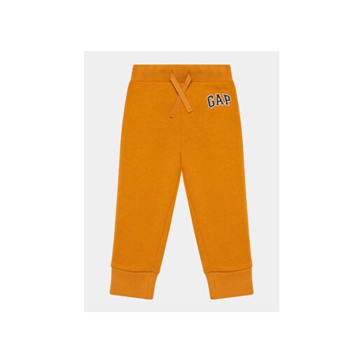 Gap Spodnie dresowe 748000-07 Brązowy Regular Fit ze sklepu MODIVO w kategorii Spodnie chłopięce - zdjęcie 169657829